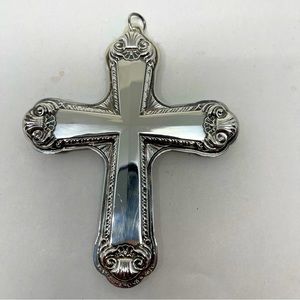 Tuttle 2013 Sterling Silver Christmas Cross ornament